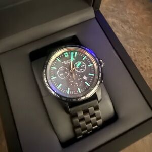 Victorinox Black and Silver Men's Watch